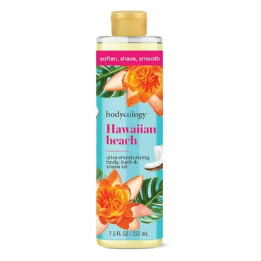 Bodycology Ultra Moisturizing Body, Bath & Shave Oil, Hawaiian Beach, 7.5 fl oz