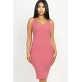 thumbnail image 1 of Bodycon Dress with Ribbed Texture and Back Slit, 1 of 11