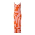 thumbnail image 1 of Bodycon Dresses for Women Summer Knit Hollow Out Sexy Night Out Midi Maxi Dress Sleeveless Long Cut Out Dress, 1 of 7