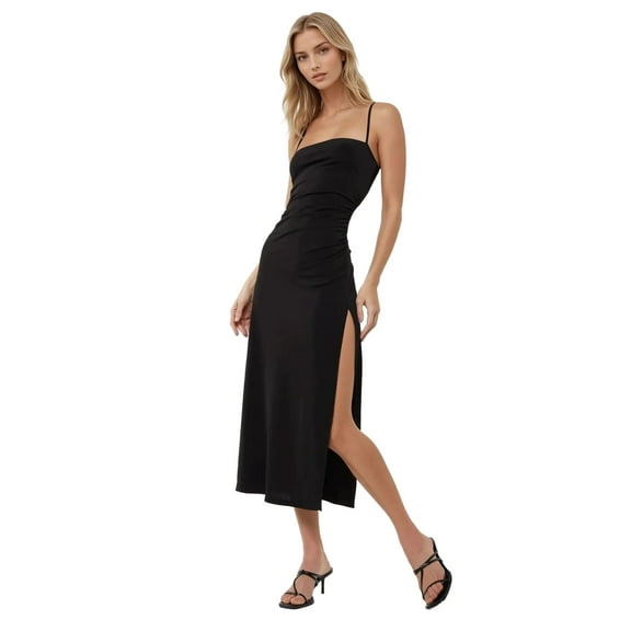 Bodycon Maxi Dress with Side Slit
