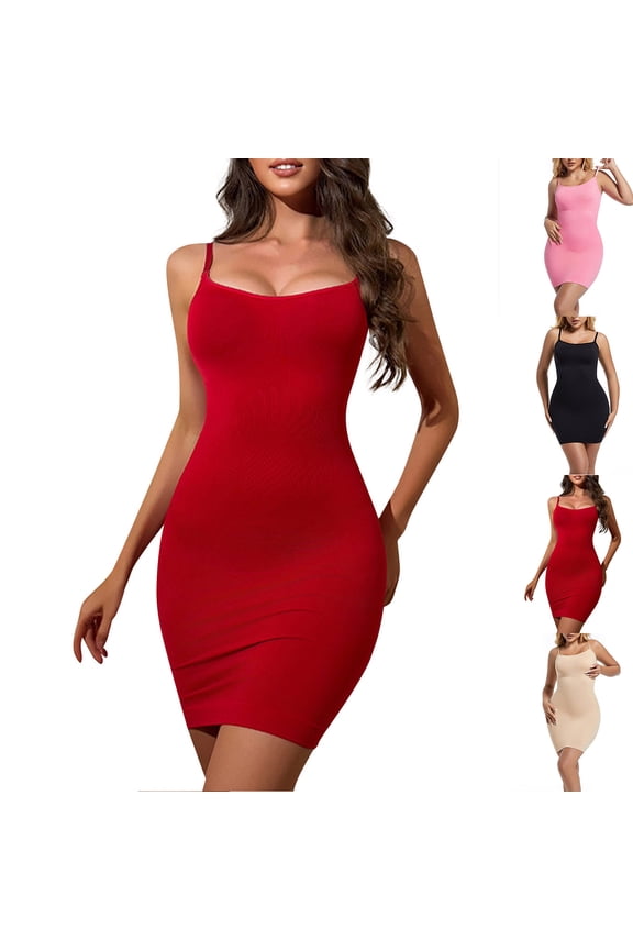 Bodycon Mini Dress for Women Spaghetti Strap Sleeveless Tight Club Dress Summer Party Night Out Dresses