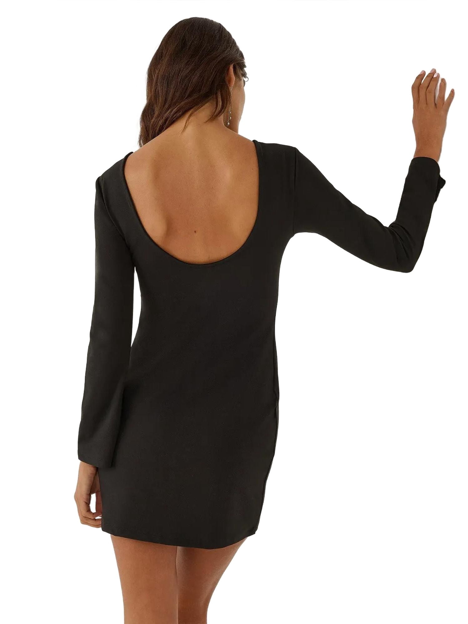 mini cleavage dress Very Sexy Deep V-Neck Cleavage Babydoll Dolman Tunic Mini Dress Olive S/M/L