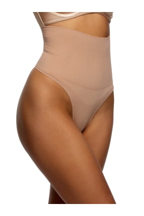 Bodycon Seamless Sculpting Thong (Suede, X-Small)