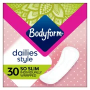 Bodyform Dailies So Slim Panty Liners - 30 Individually wrapped Liners