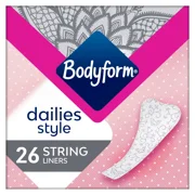 Bodyform Dailies String Panty Liners - One Box of 26 liners