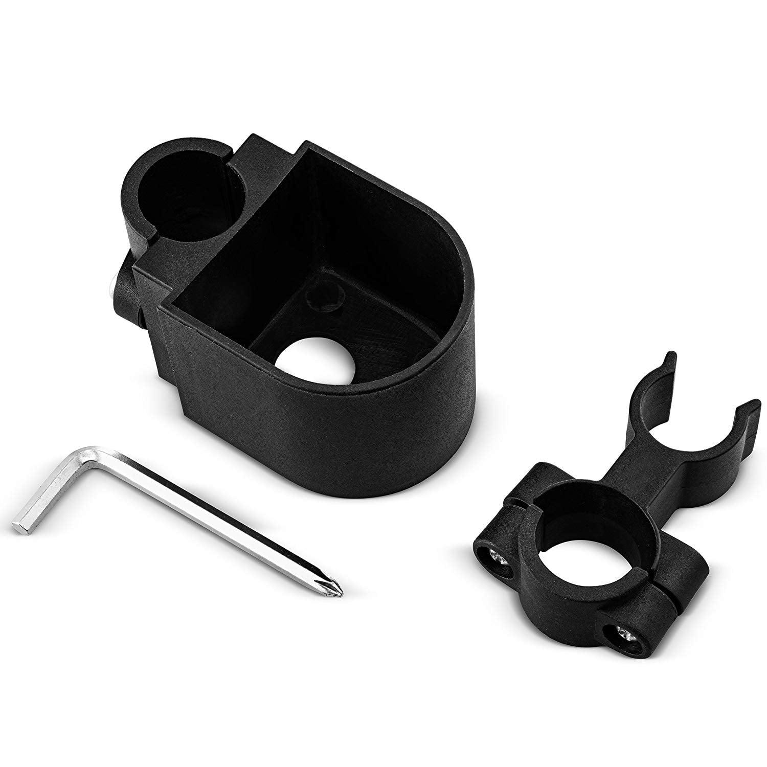 Cane holder deluxe mount clamp Cane holder deluxe mount clamp