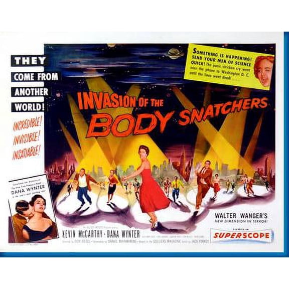 Bodysnatchers Movie Metal Sign 8inx 12in Metal Art Print 8x12 Multi-Color Square Adults Z Posters