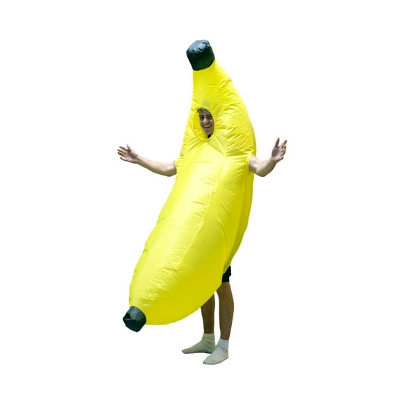 Bodysocks Fancy Dress Yellow Banana Inflatable Costume for Adults (One Size)