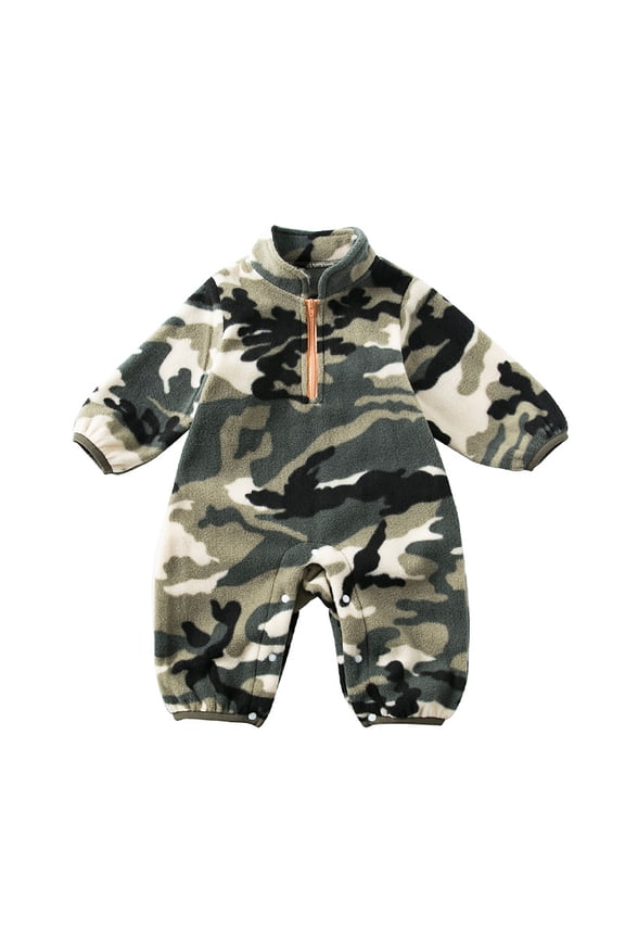 Bodysuit Baby Boy Baby Boys Long Sleeve Romper Jumpsuit Clothes Camouflage, 3-6 Months