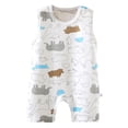 thumbnail image 1 of Bodysuit for Baby Girls & Boys for 6-12 Months Baby Sleeveless Summer Clothes For Babies 1 18 Months Old Both Boys And Girls Light And Thin With A Closed Crotch, 1 of 4