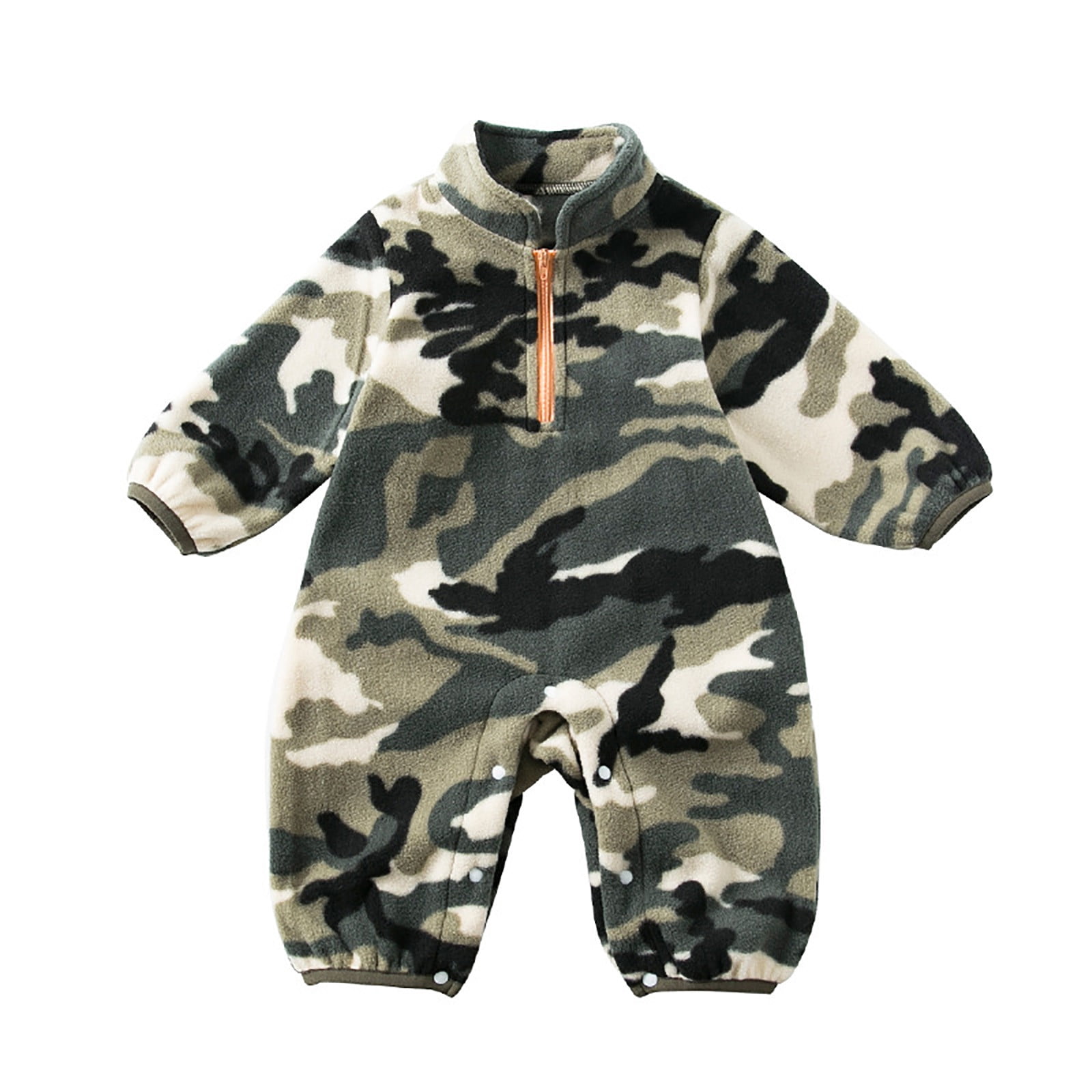 Bodysuit Romper Baby Boys Long Sleeve Romper Jumpsuit Clothes Camouflage, 18-24 Months