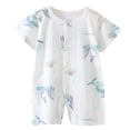 thumbnail image 1 of Bodysuit for Baby Girls & Boys for 18-24 Months Newborn Baby Suit Newborn Crawling Suit Short Sleeved Thin Coat Infant And Toddler Clothing, 1 of 4