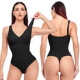 thumbnail image 1 of Bodysuit for Womens Tummy Control Shapewear Seamless Sculpting Thong Body Shaper, 1 of 11
