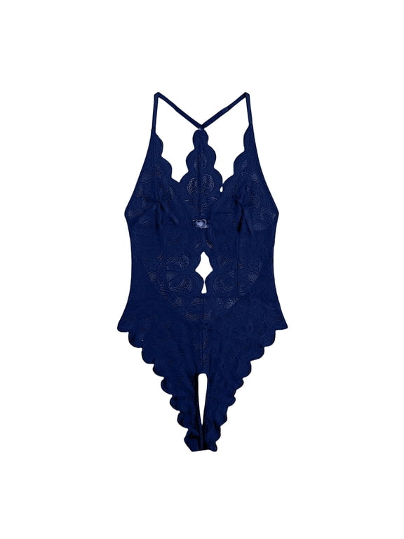 Bodysuits for Women Fitted One Piece Bodywear with Floral Inspired Pattern Look Lingerie for Women
