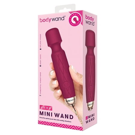 Bodywand Luxe Mini Personal Massage Wand, Pink, Full Body
