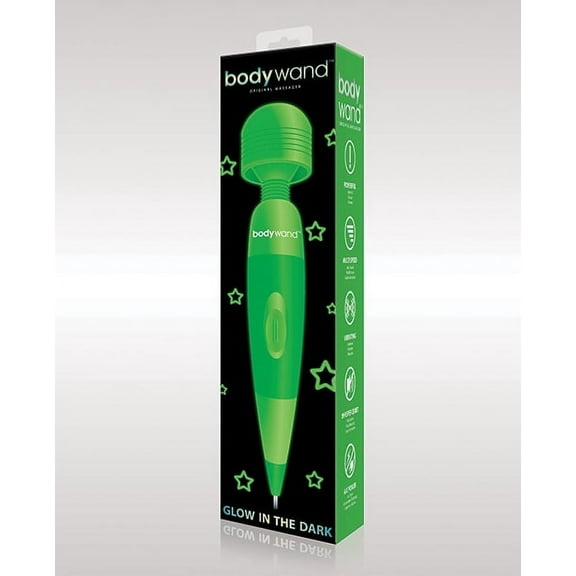 Bodywand Original Body Massager - Glow in the Dark Green