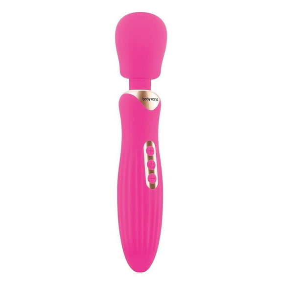 Bodywand Rumble Rechargeable 10" Personal Massage Wand, Hot Pink