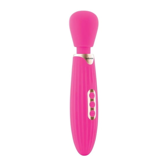 Bodywand Rumble Rechargeable 8" Personal Massage Wand, Hot Pink