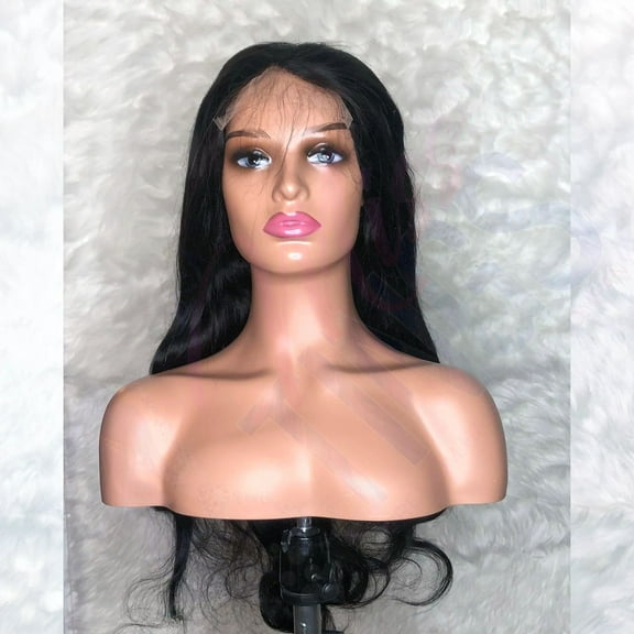 Bodywave 26" 5x5 HD Lace Frontal Human Hair Wig 180% Density Natural