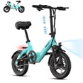 thumbnail image 1 of Bodywel 14" Folding Electric Bicycles with 500W Peak Motor, Electric Bike 360Wh Integrated Battery, Ebike for Adults, E Bike for City Commuter, UL2849, 1 of 10