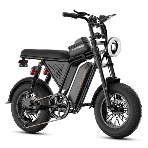 Bodywel 1000W Peak Electric Dirt Bike for Adults, 48V 15AH Removable Battery, 40 Miles Off-Road E-Motorcycle, 16" Fat Tire Electric Mountain Bike, UL2849 Certified