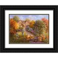 thumbnail image 1 of Boehme, Nicky 18x14 Black Ornate Wood Framed with Double Matting Museum Art Print Titled - Gathering Fall, 1 of 4