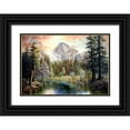 thumbnail image 1 of Boehme, Nicky 24x18 Black Ornate Wood Framed with Double Matting Museum Art Print Titled - Natures Wonderland, 1 of 4