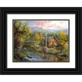 thumbnail image 1 of Boehme, Nicky 32x25 Black Ornate Wood Framed with Double Matting Museum Art Print Titled - Peaceful Grove, 1 of 4