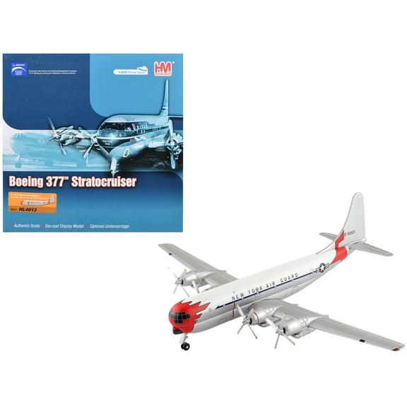 Boeing 377 C-97A Stratofreighter Transport Aircraft "49-2601 New York Air National Guard" United States Air Force "Airliner Series" 1/200 Diecast Model by Hobby Master