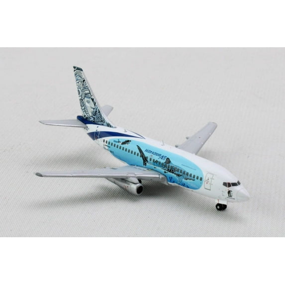 Boeing 737-200 Commercial Aircraft "Aviatsa Honduras" (HR-MRZ) White w/Blue Graphics 1/400 Diecast Model Airplane by GeminiJets