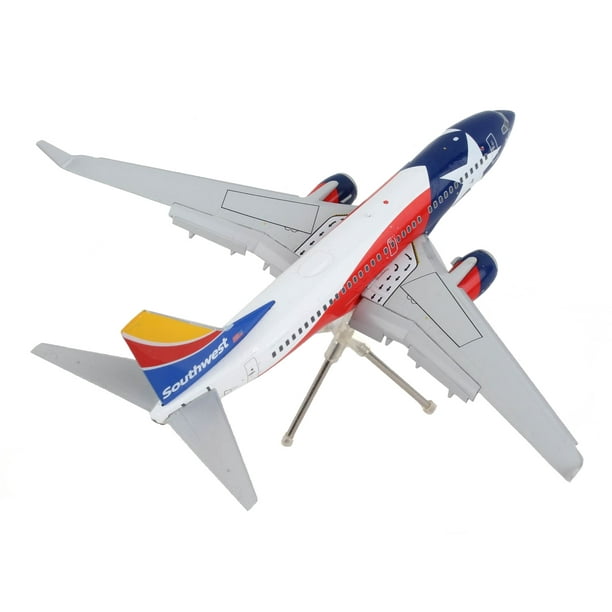 Boeing 737-700 Commercial Aircraft with Flaps Down 
