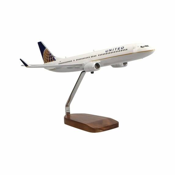 Boeing 737-900 United Airlines (Continental Merger Livery) Large Mahogany Model