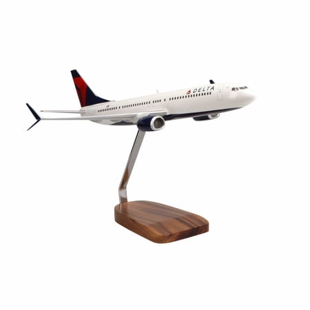 Boeing™ 737-900ER Delta Air Lines Large Mahogany Model