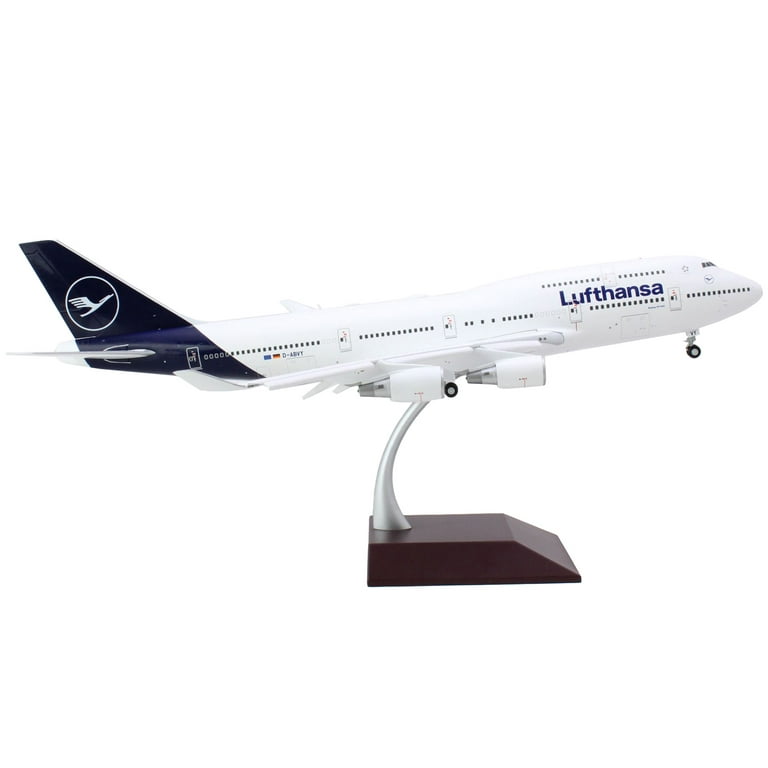 航空機・ヘリコプター Lufthansa Boeing 747-400 1/200 Boeing 747-400 Commercial Aircraft with Flaps Down 