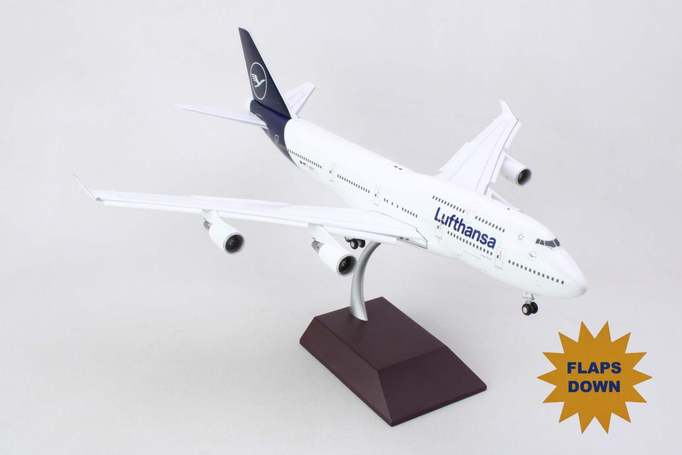 GEMINI200 LUFTHANSA 747-400 1/200 REG#D-ABVY FLAPS DOWN