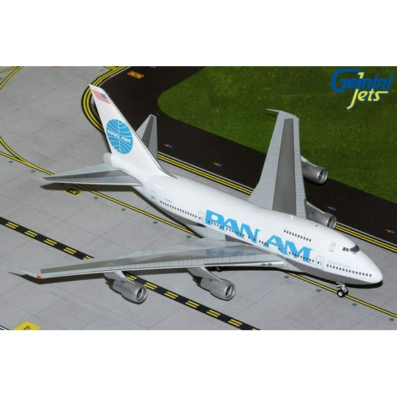 Boeing 747SP Commercial Aircraft "Pan American Airways" White with Blue Tail 1/200 Diecast Model Airplane by GeminiJets