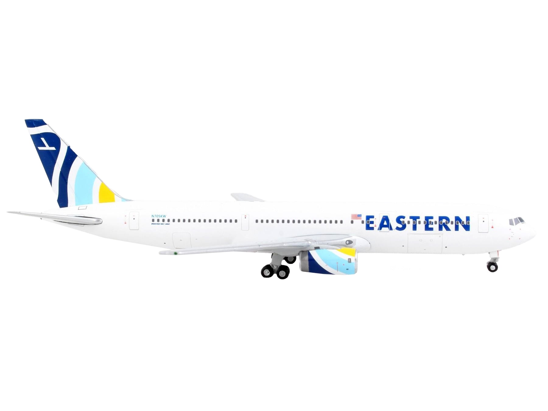 Boeing 767-300ER Commercial Aircraft "Eastern Airlines" White with