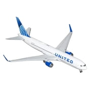 Boeing 767-300ER Commercial Aircraft "United Airlines" N670UA White with Blue Tail 1/400 Diecast Model Airplane by GeminiJets
