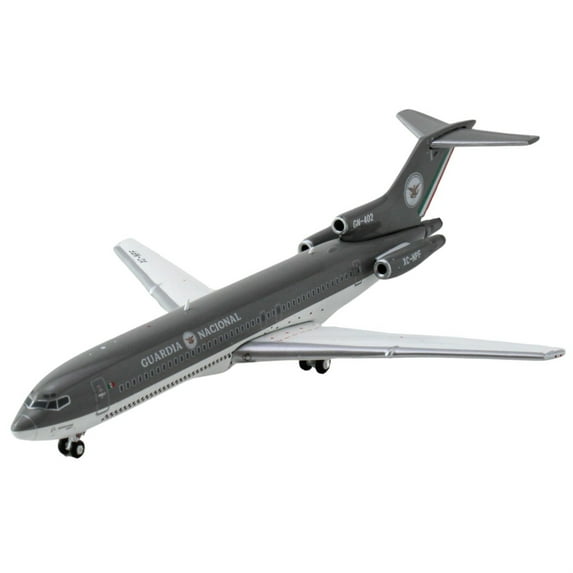 Boeing 727-200 Commercial Aircraft "Guardia Nacional - Mexico National Guard" (XC-NPF/GN-402) Gray 1/400 Diecast Model Airplane by GeminiJets