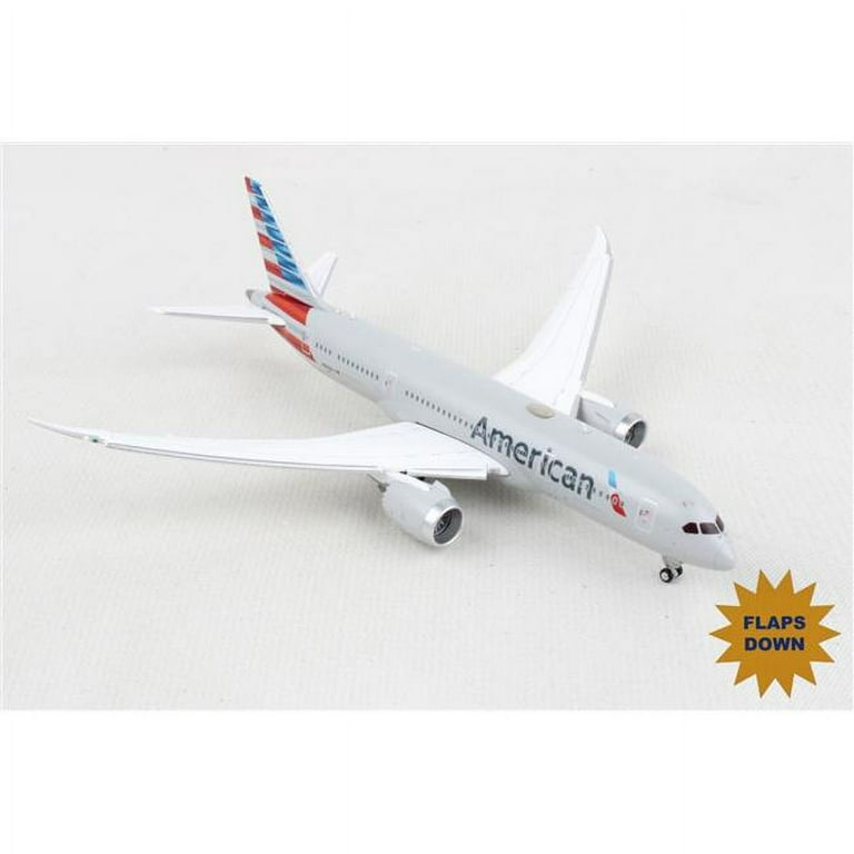 Boeing 787 8 Commercial Aircraft w Flaps Down