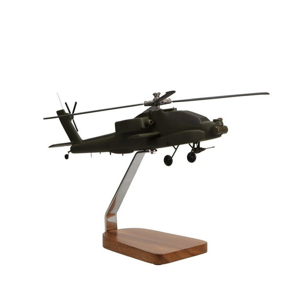 Boeing AH-64 Apache Longbow Limited Edition Large Mahogany Model
