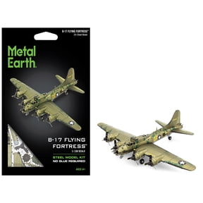 Boeing B-17 Flying Fortress Bomber Aircraft "World War II" US Army Air Forces Steel Model Kit by Metal Earth