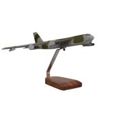 Boeing  B-52 Stratofortress Camoflage Large Mahogany Model