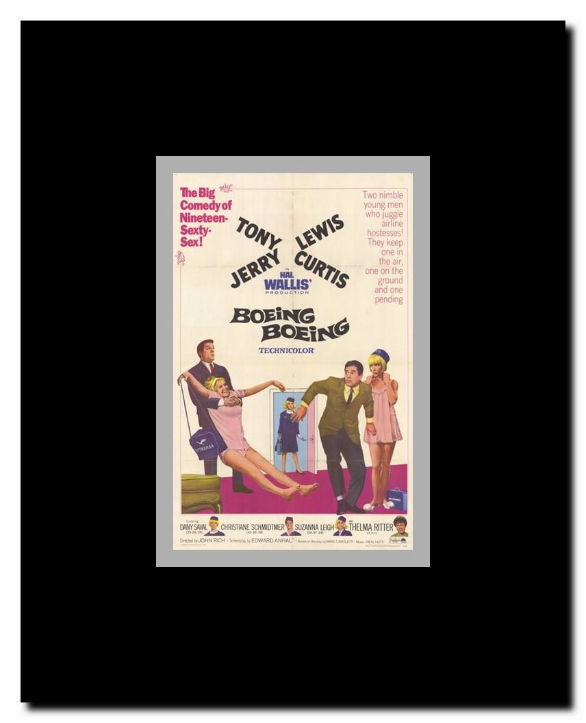 Boeing Boeing Framed Movie Poster