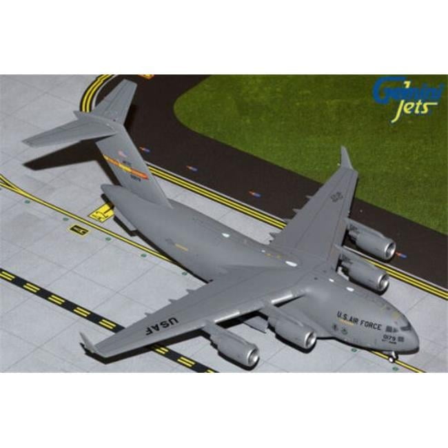 Gray Diecast Metal Boeing C-17 Globemaster III Model Airplane