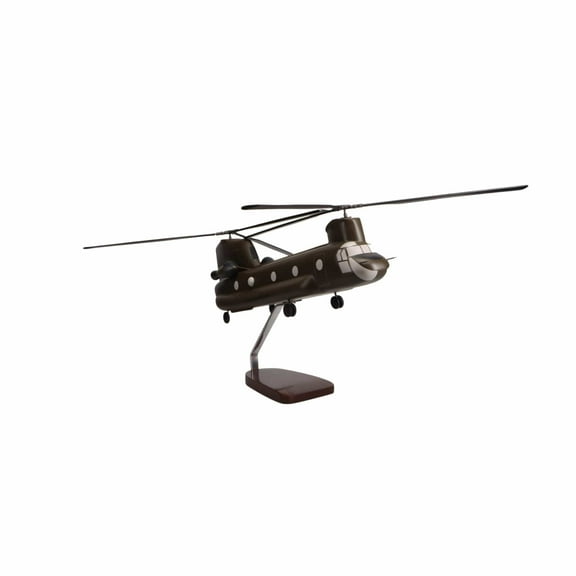Boeing CH-47D Chinook Large Mahogany Model