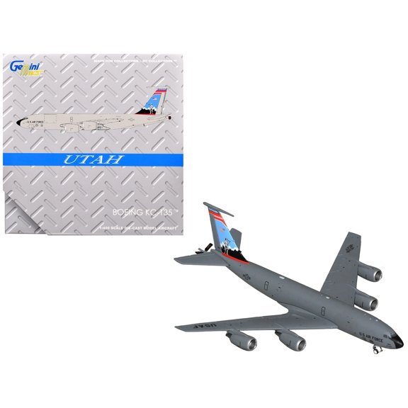 Boeing KC-135R Stratotanker Aircraft "Utah Air National Guard" United States Force (61-0275) Gray "Gemini Macs" Series 1/400 Diecast Model Airplane by GeminiJets
