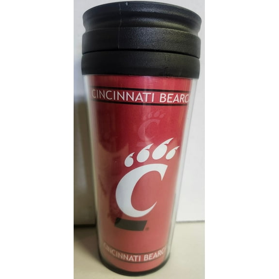 Boelter 8886003218 14 oz Cincinnati Bearcats Full Wrap Style Travel Mug