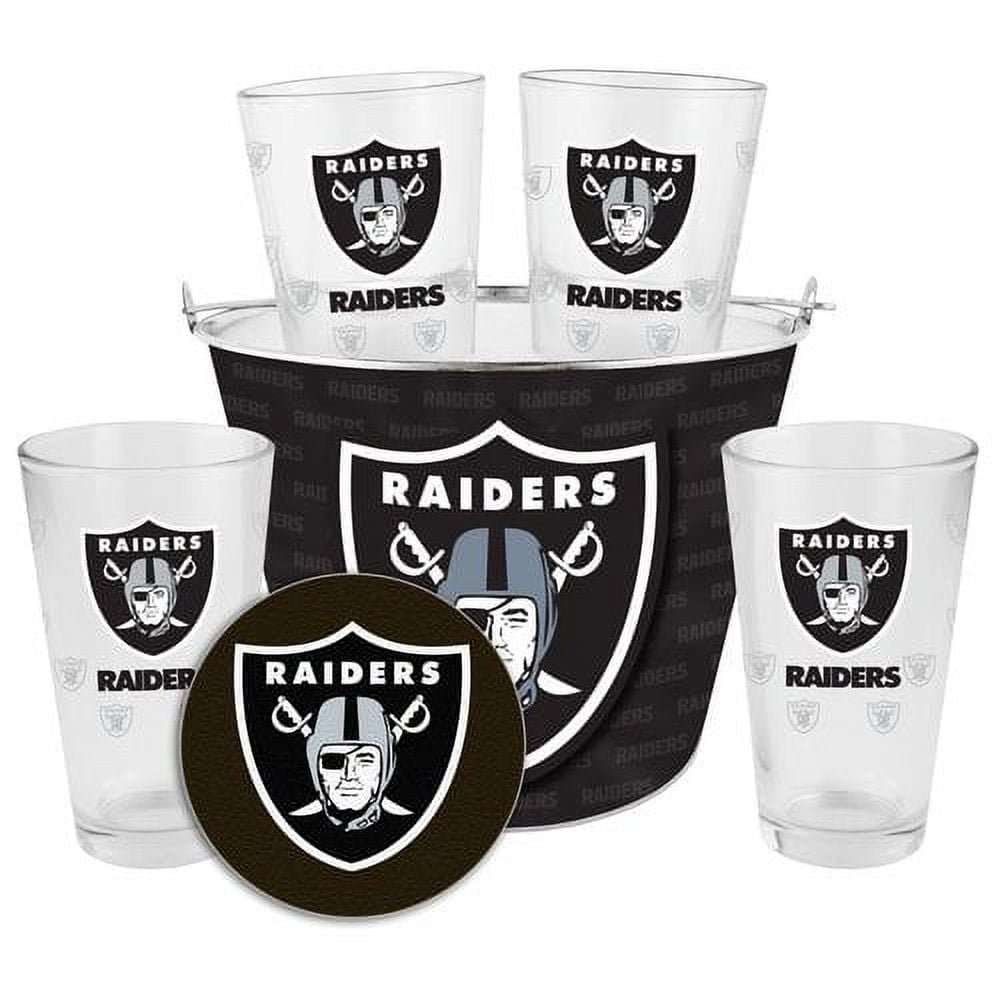 Boelter Brands NFL Gift Bucket Set, Oakland Raiders 