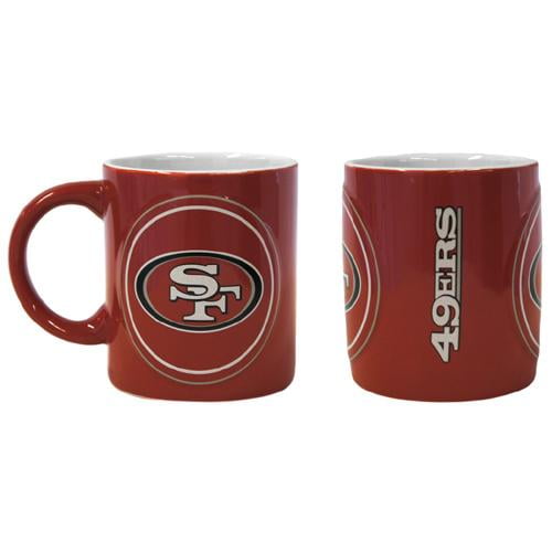 San Francisco 49ers 16 oz Glass Red Cup Mug NFL Football Licensed Product